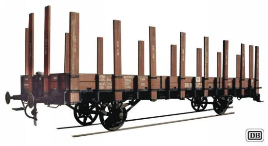 Stake car with brakemans cabin type R 02<br /><a href='images/pictures/Fleischmann/520951.jpg' target='_blank'>Full size image</a>